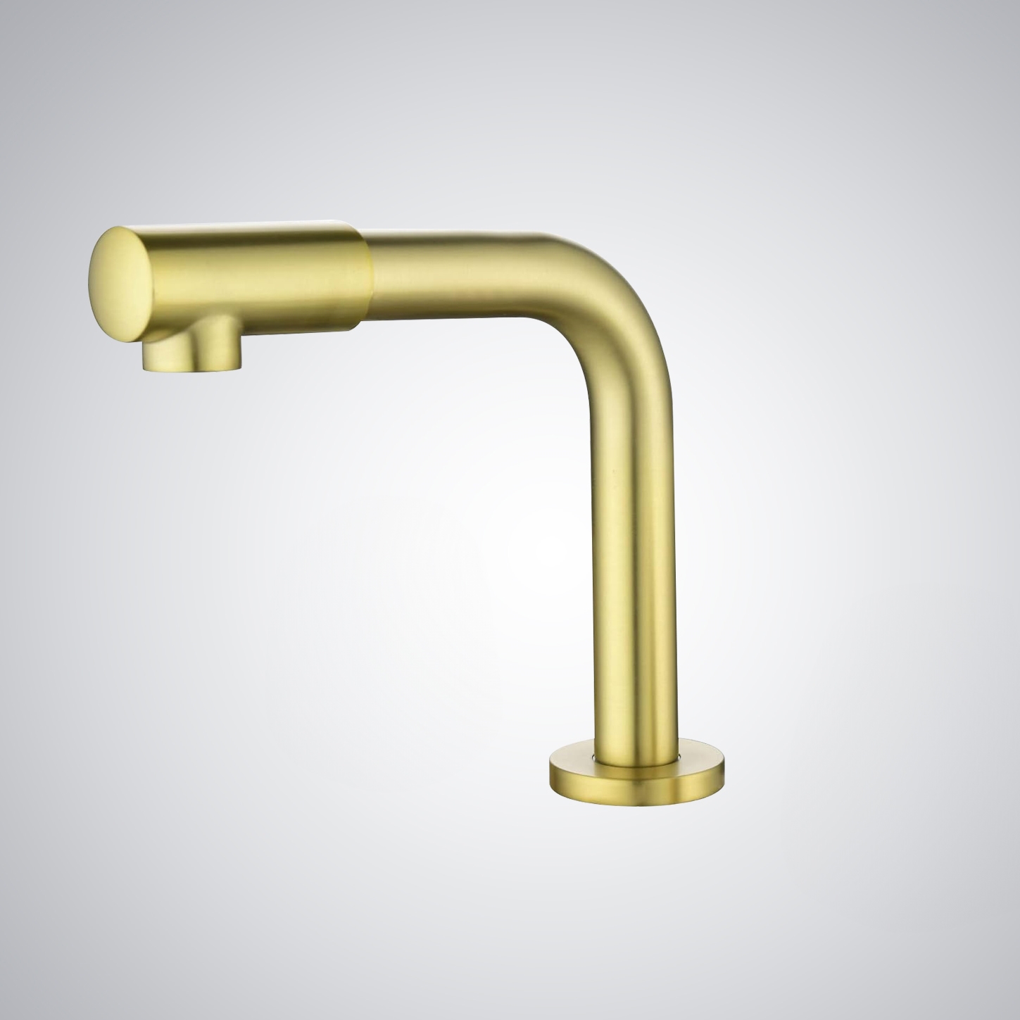 Fontana Grigny Brushed Gold Brass Swivel Nozzle Touchless Faucet
