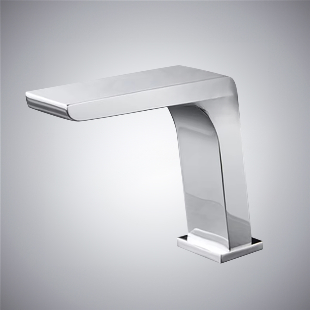 Fontana Gioiosa Chrome Deck-Mounted Luxury Touchless Faucet