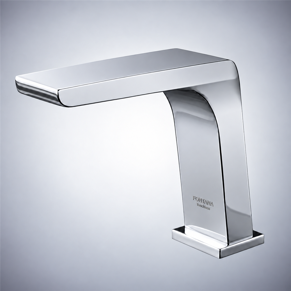 Fontana Gioiosa Chrome Deck-Mounted Luxury Touchless Faucet