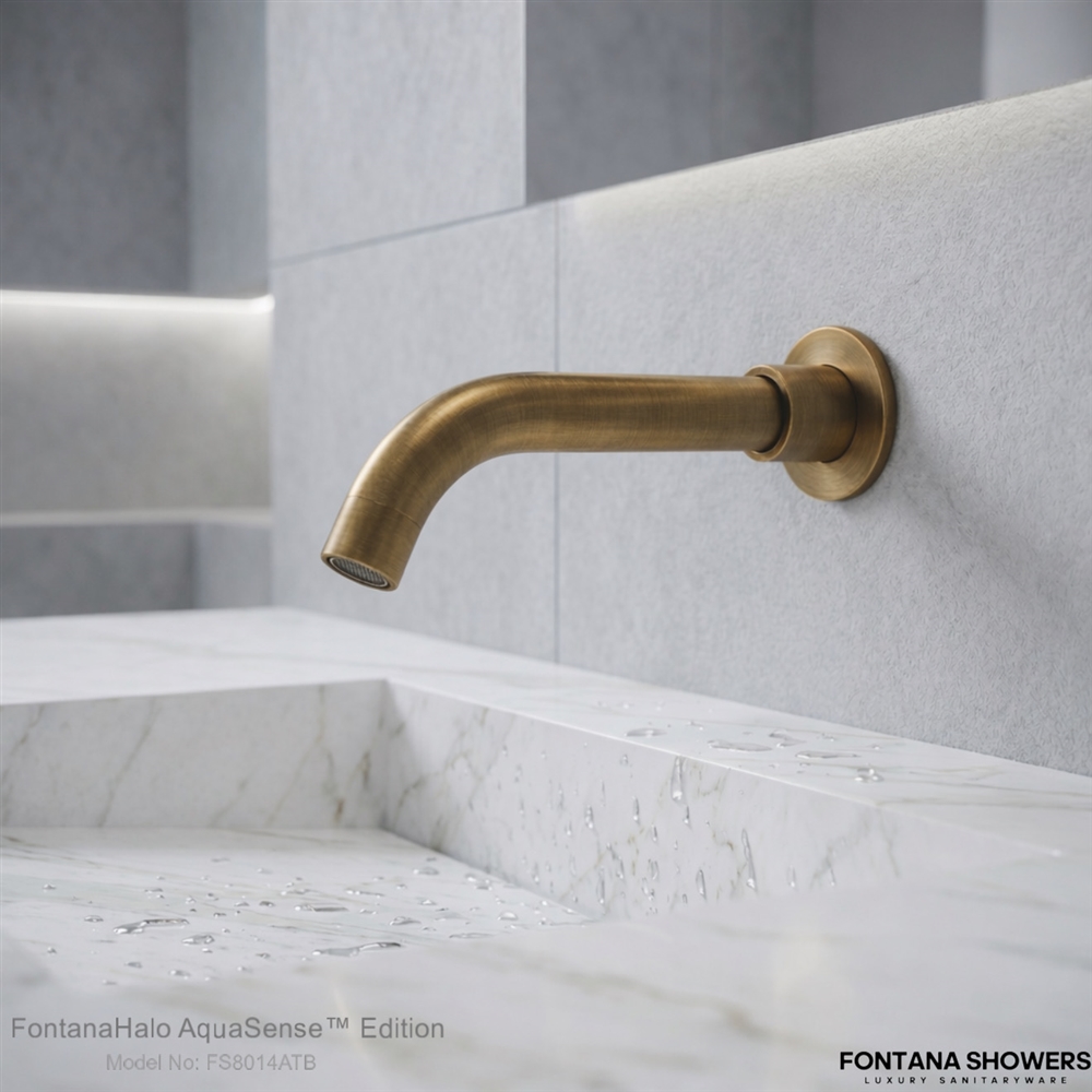 Fontana Antique Brass Sensor Sink Faucet for Westminster Canterbury Tower