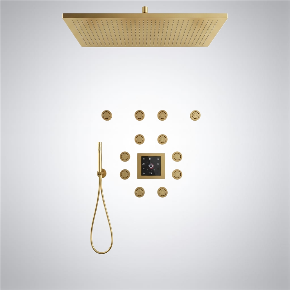 FontanaLumenâ„¢ â€“ Modern Brushed Gold