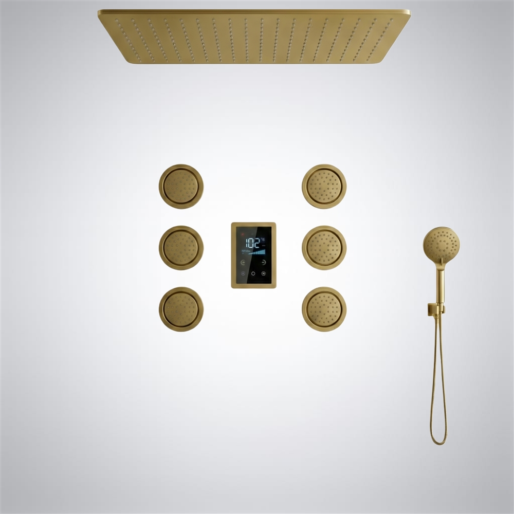 FontanaVividâ„¢ â€“ Brushed Gold LED