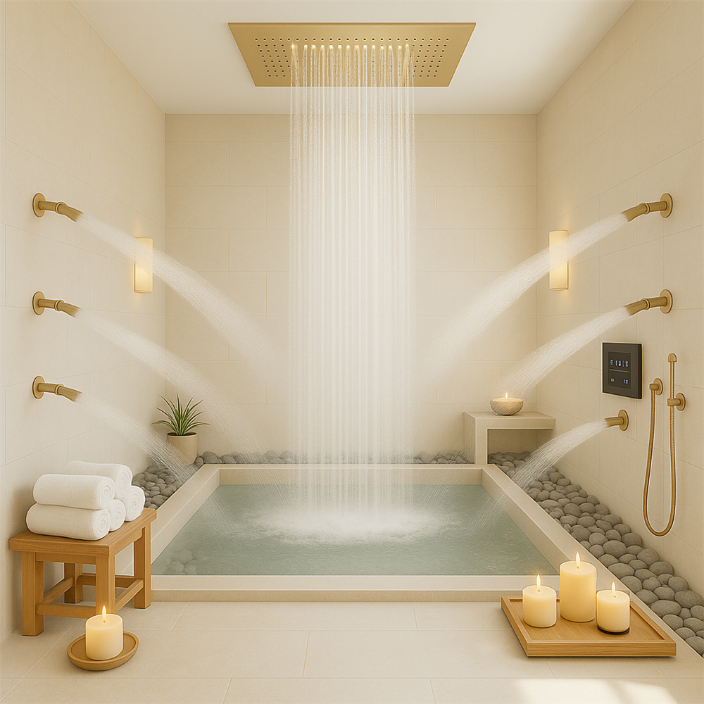 Fontana Teano Chrome Luxury Digital Shower Set