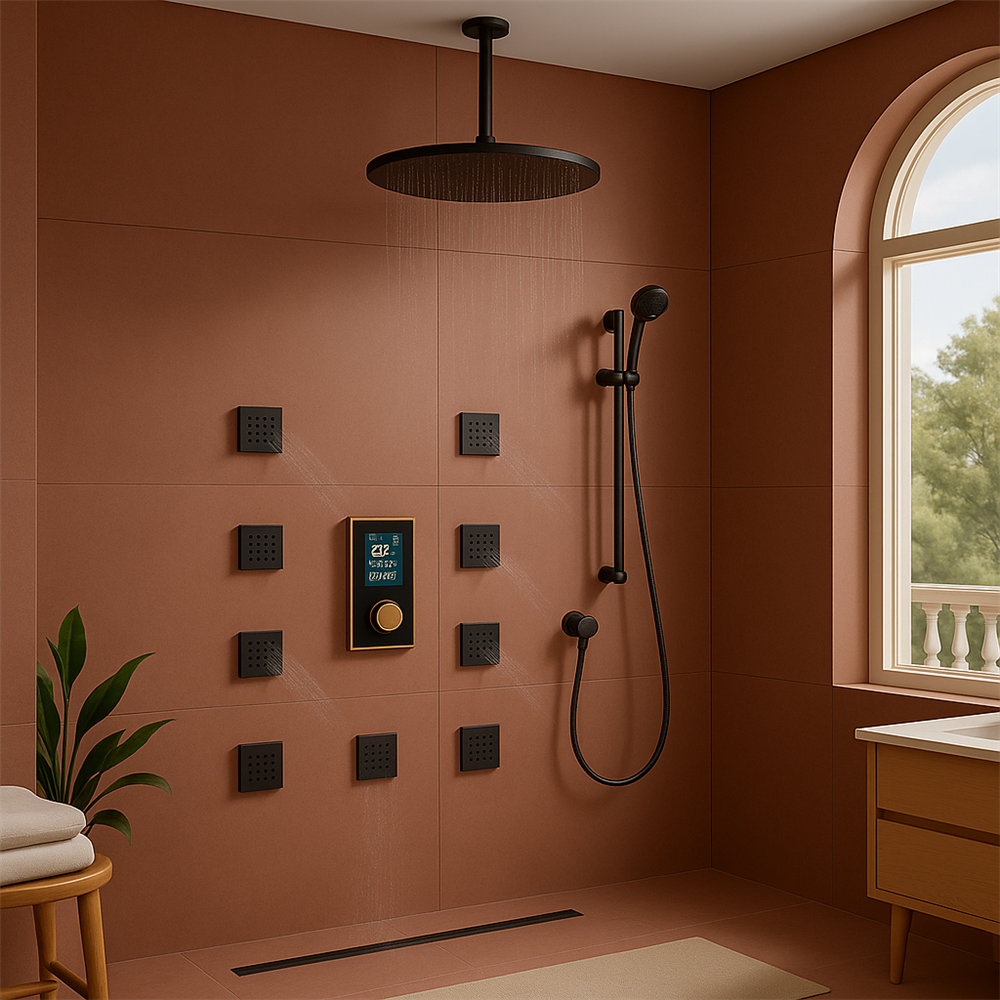 Fontana AquaSphereâ„¢ â€“ Matte Black Pulse