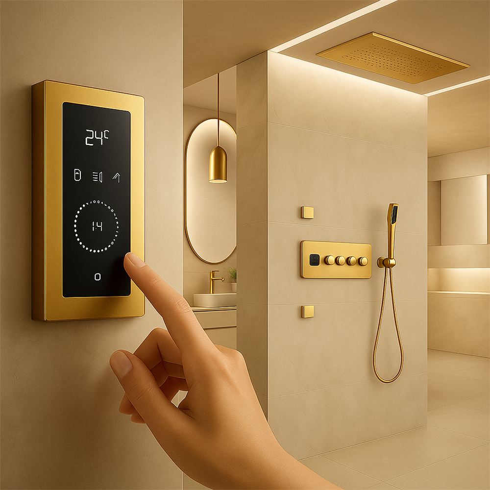 Fontana HydroAuraâ„¢ â€“ Brushed Gold Harmony