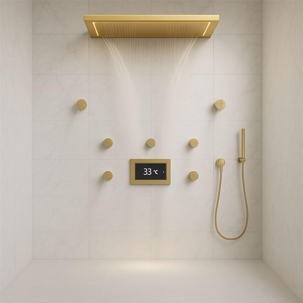 Fontana AeroPulseâ„¢ â€“ Brushed Gold Luxe LED