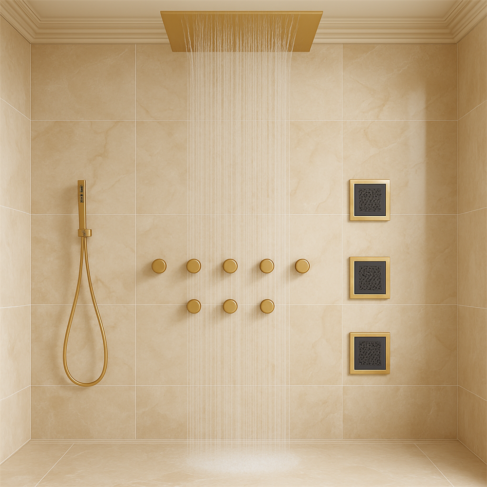 Fontana RainArcâ„¢ â€“ Brushed Gold Aura