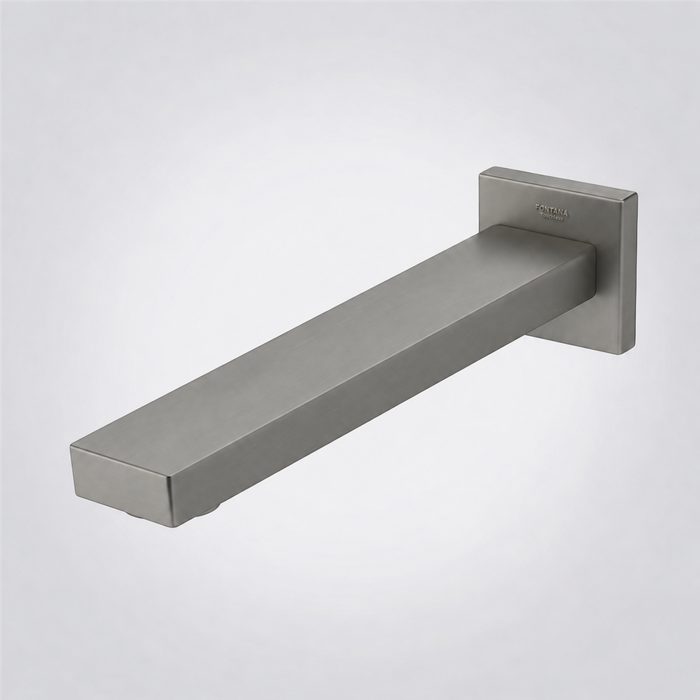 Fontana Palmanova Brushed Grey Touchless Luxury Basin Faucet