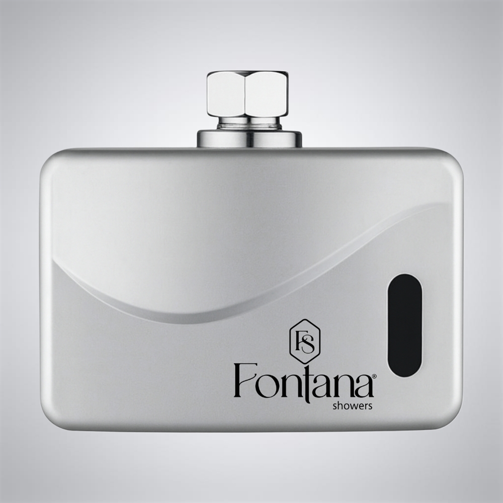 Fontana IntelliValve light grey exterior automatic flush valve