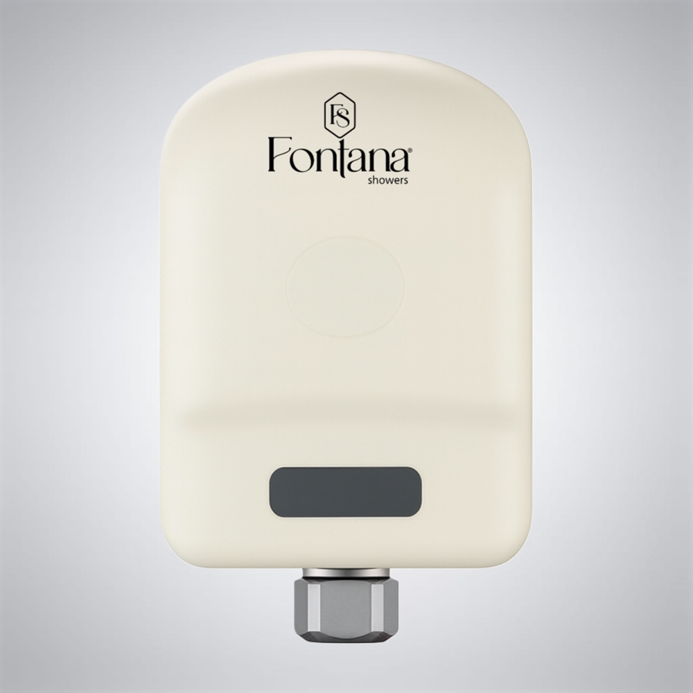 Fontana TouchFree Flow white automatic flush valve