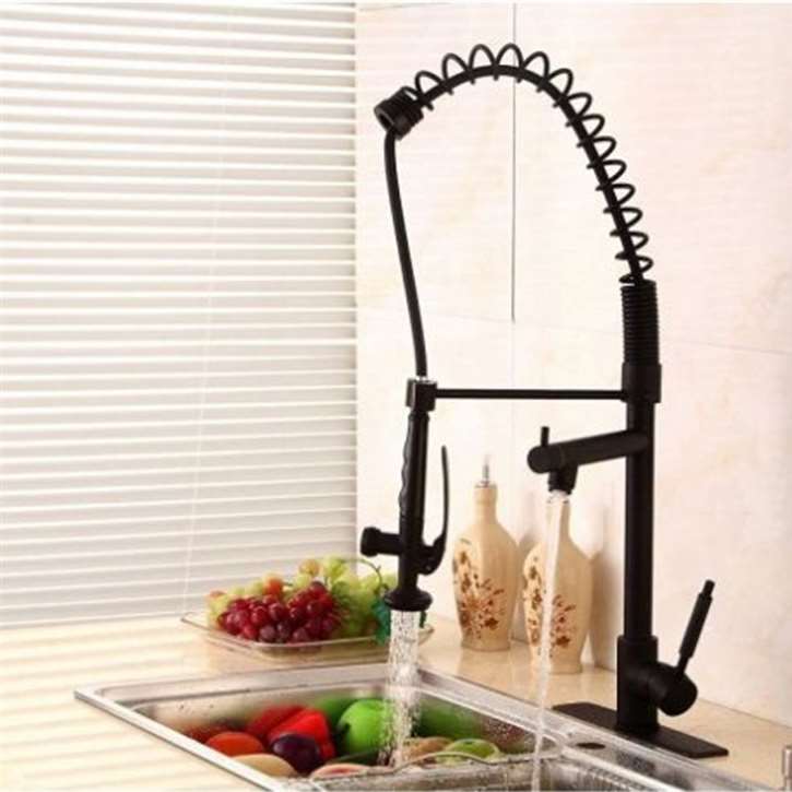 Grecia Single Handle Sprayer Kitchen Sink Faucet