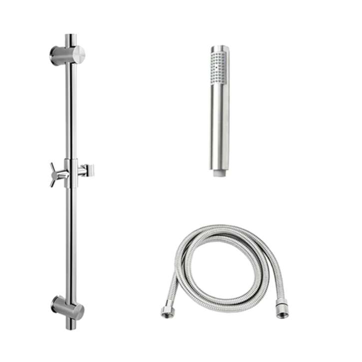 Fontana Chrome Finish Handheld Shower With Hose And Adjustable Sliding Bar