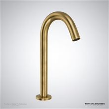 Wella antique brass touchless faucet