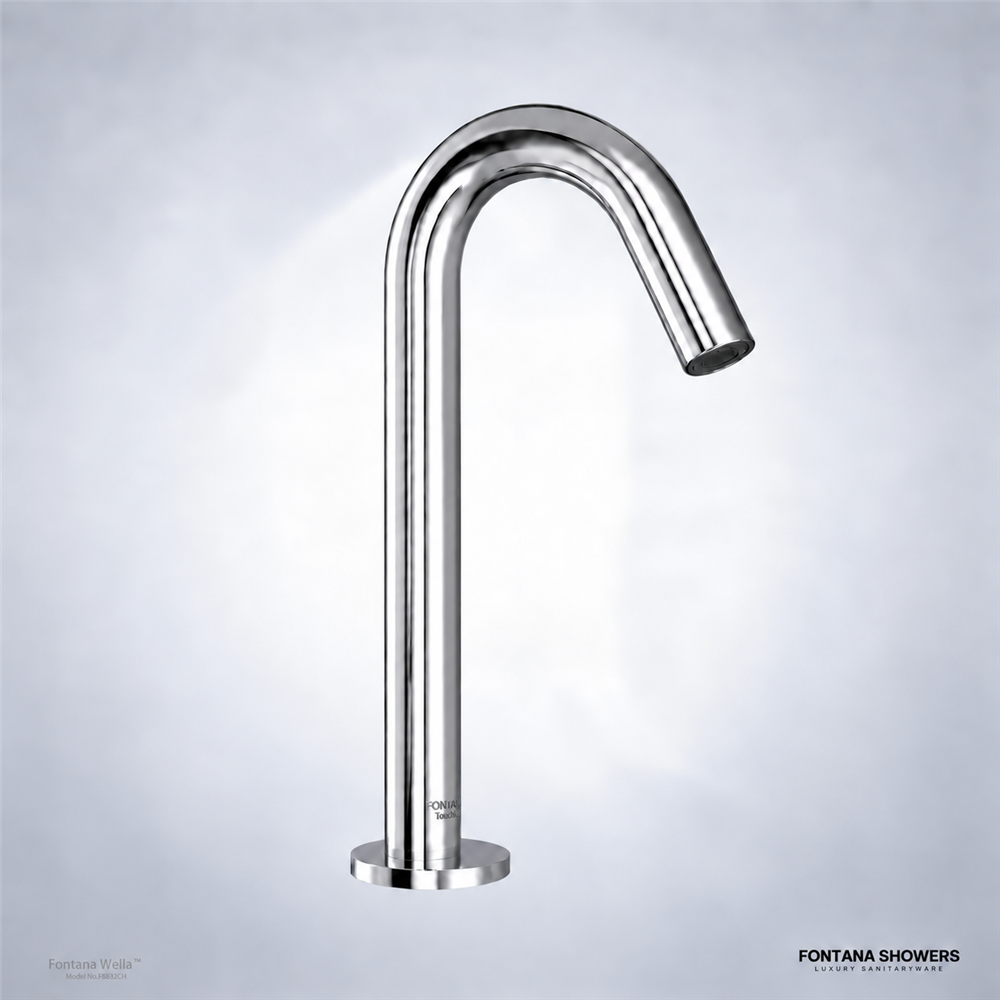 Fontana Wella chrome touchless faucet