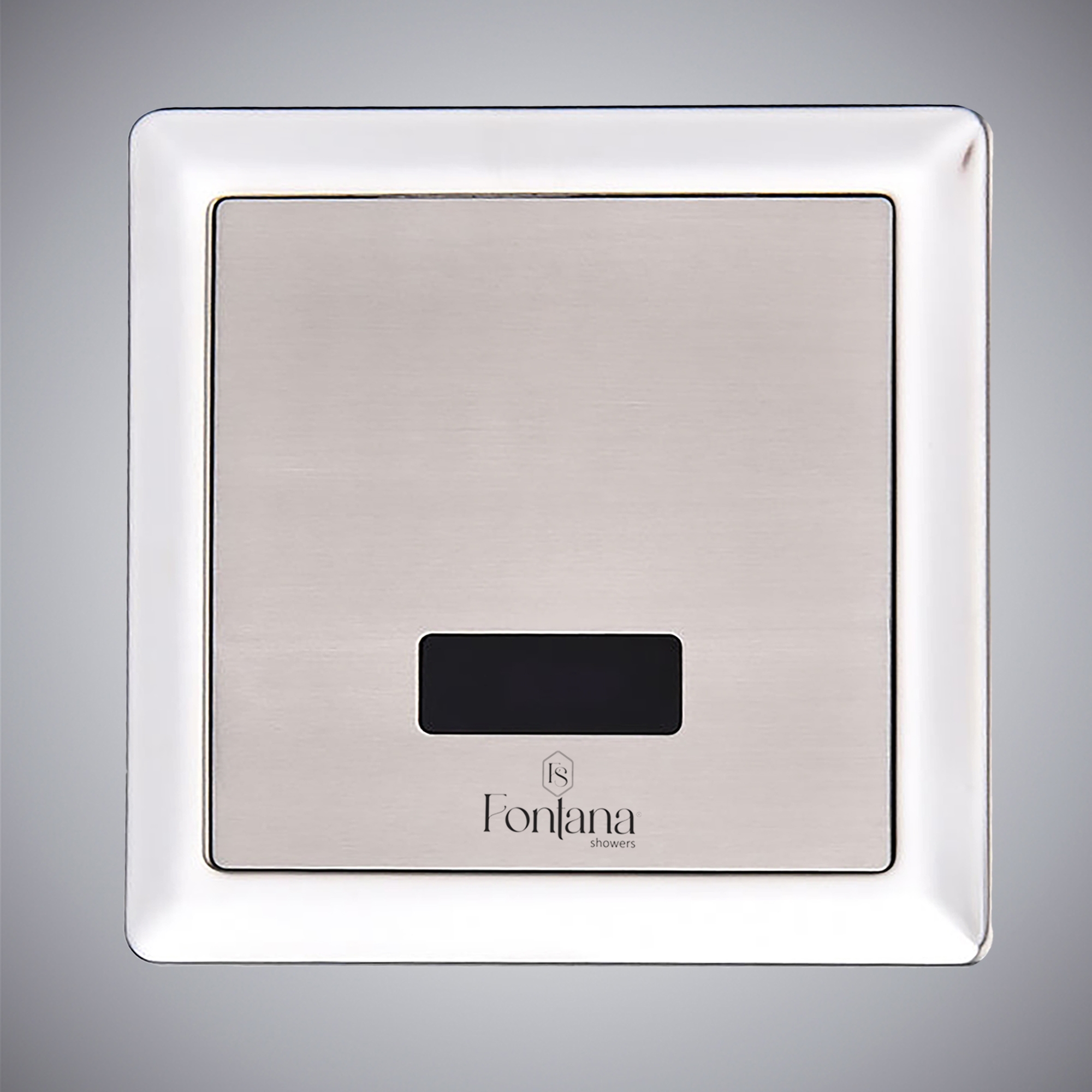 Satin nickel sensor urinal flush valve