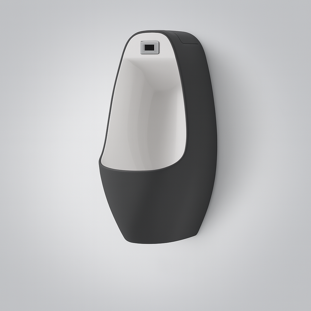 FontanaPure matte black automatic commercial urinal FS8992MB