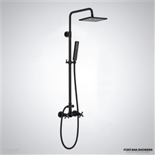 Matte  Black Digital Rainfall Shower