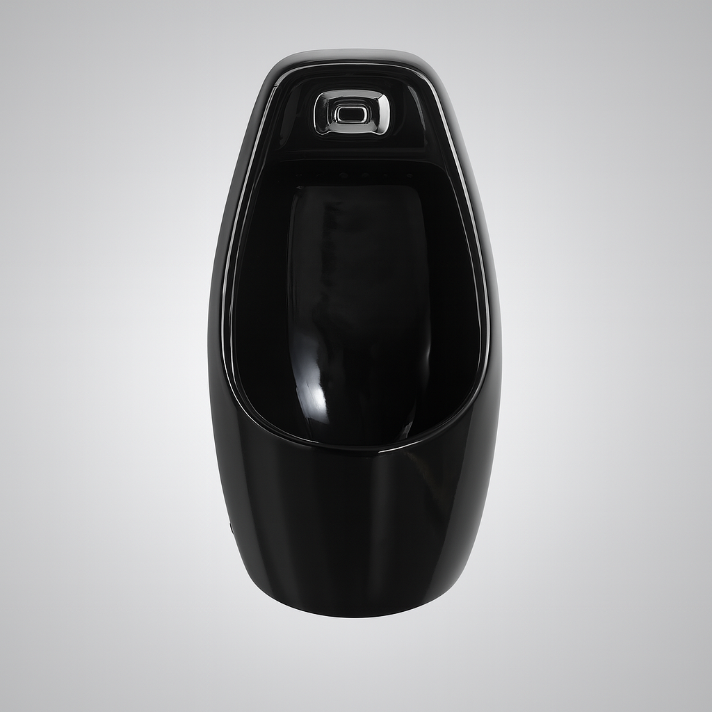 Flow Menfi Auto-Sensor Black Urinal model FS9001BL