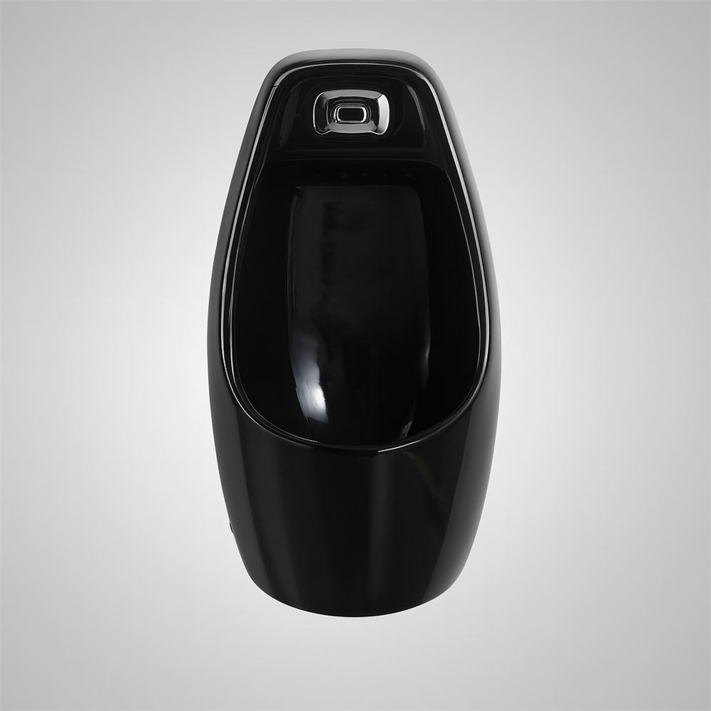FontanaAero Ceramic Black automatic urinal – FS9001BL