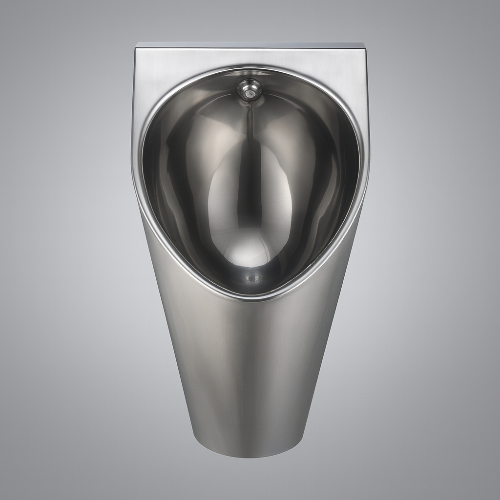 FontanaProShield silver stainless steel wall-mounted commercial urinal FS9003SL