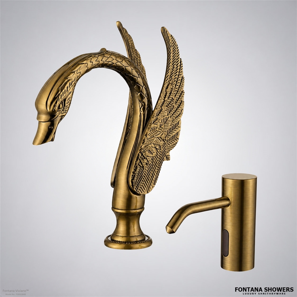 Antique Brass Touchless Set