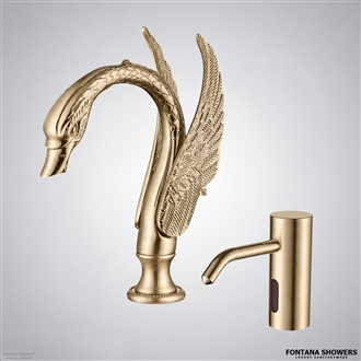 Champagne Touchless Faucet Set