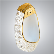 FontanaIntelliFlushâ„¢ â€“ Gold Cracked Pattern