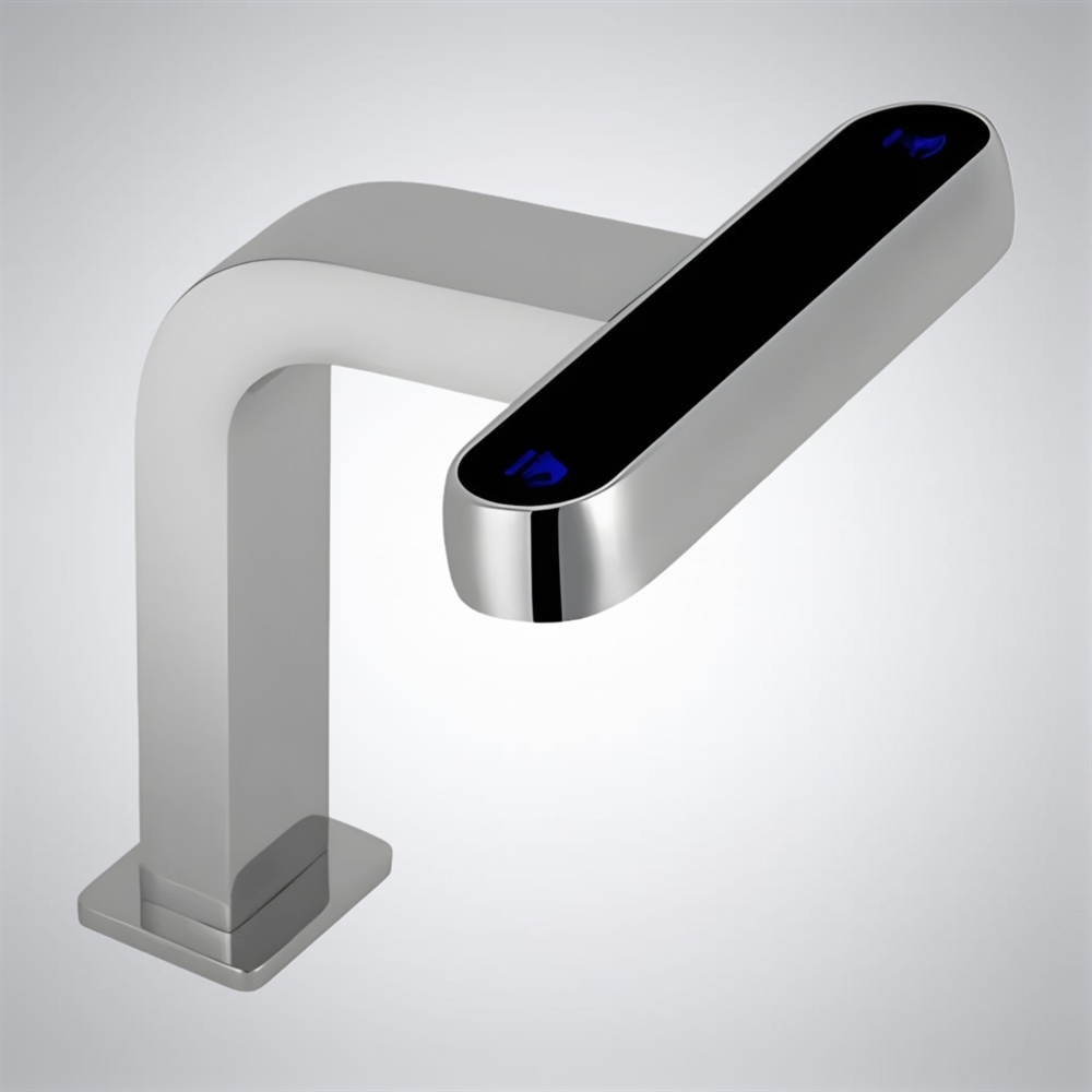 FontanaCrystalGuard Chrome TwinSense Touchless Faucet and Foam Soap Dispenser