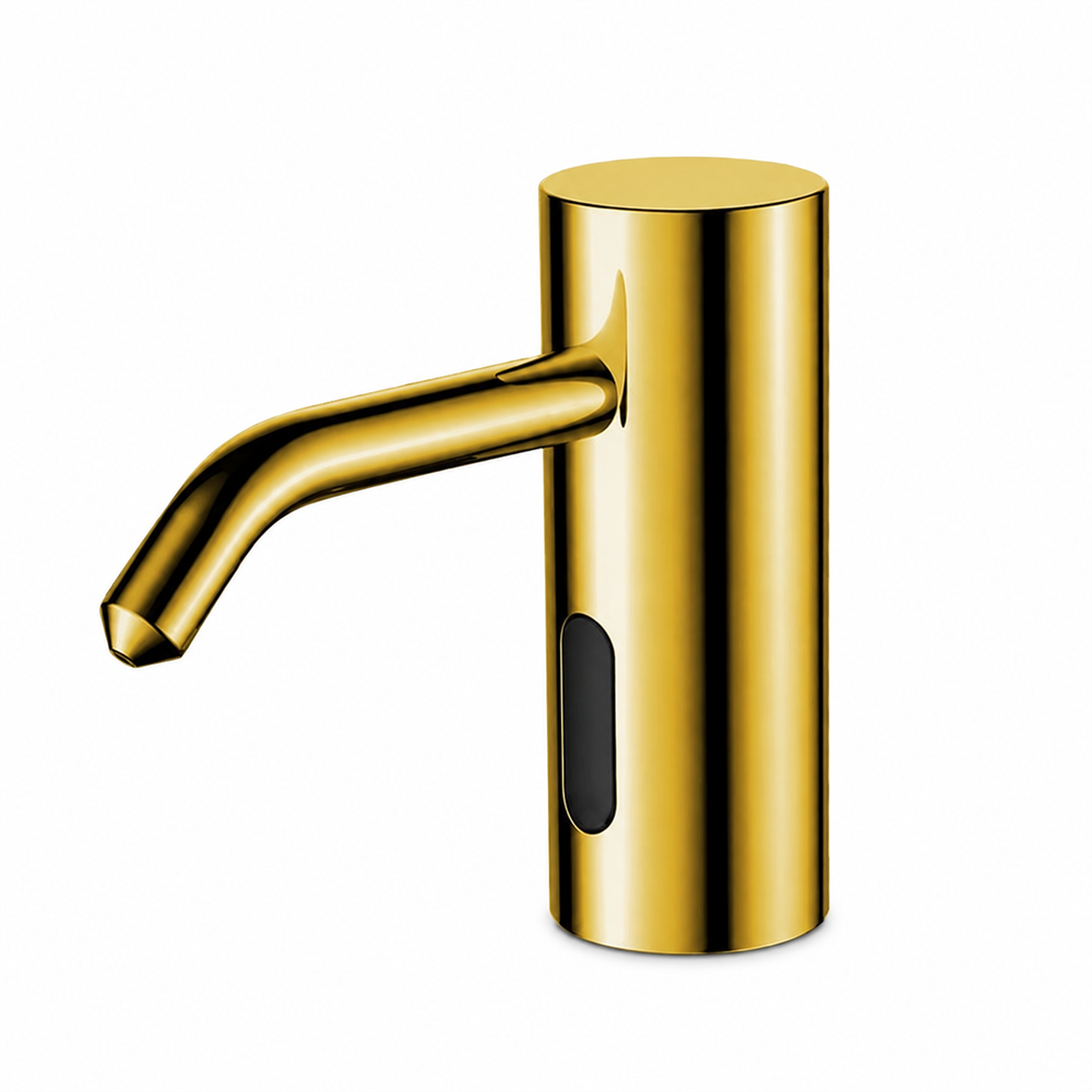 Fontana Trio Commercial Gold Brass Deck Mount Automatic Sensor Liquid Soap Dispenser