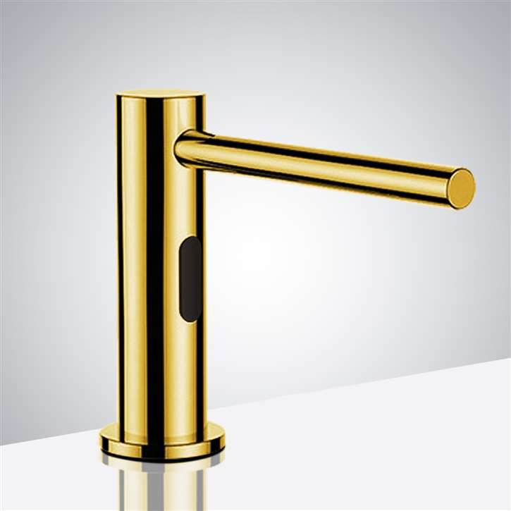Fontana Lenox Commercial Deck Mount Automatic Soap Dispenser inGold