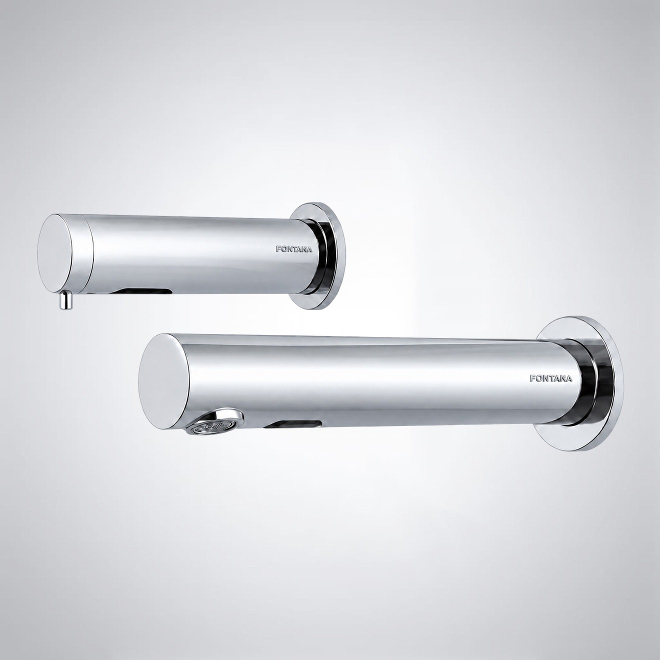 Fontana SmartSpout™ Wall Faucet + Soap Set, FS9087CH