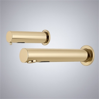 Fontana SmartStream – Satin Champagne Sensor Faucet & Dispenser