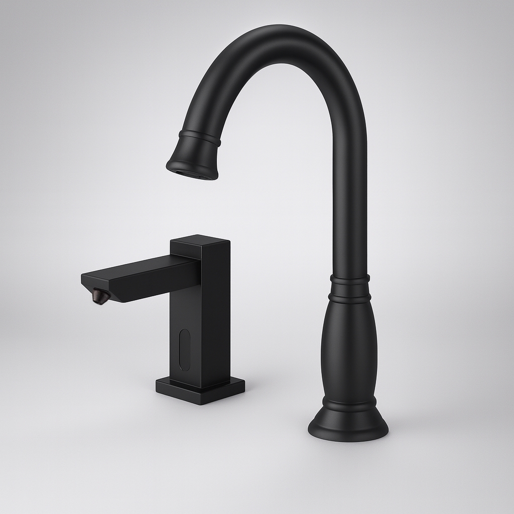 Fontana FS9088GMG Gun Metal Gray commercial automatic touchless sensor faucet