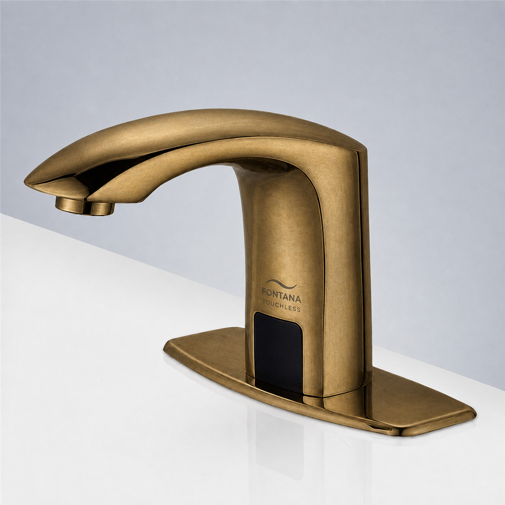 Fontana LumeFlowâ„¢ Collection Antique Brass