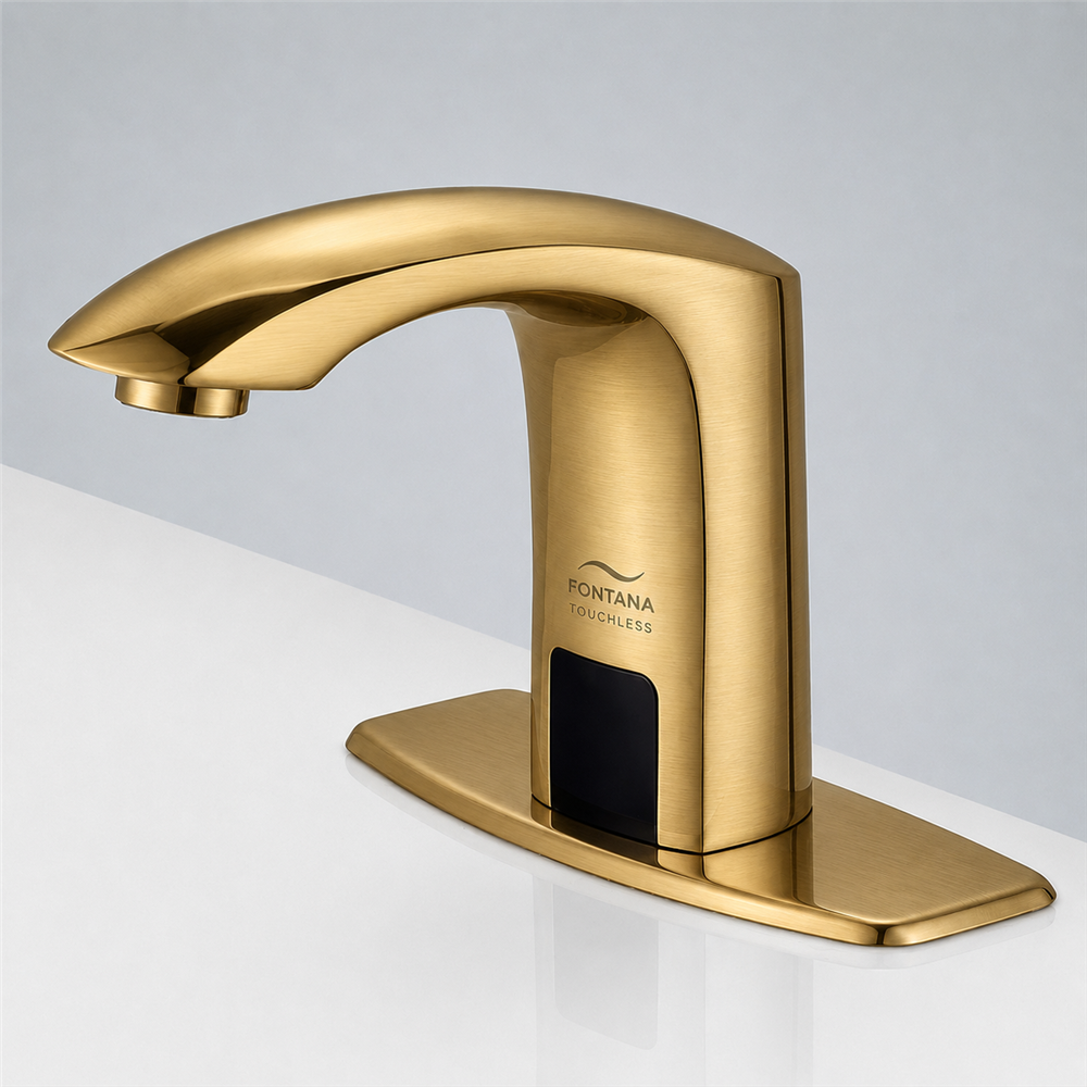 Fontana FlowPure Motionâ„¢ â€“ Brushed Gold Sensor