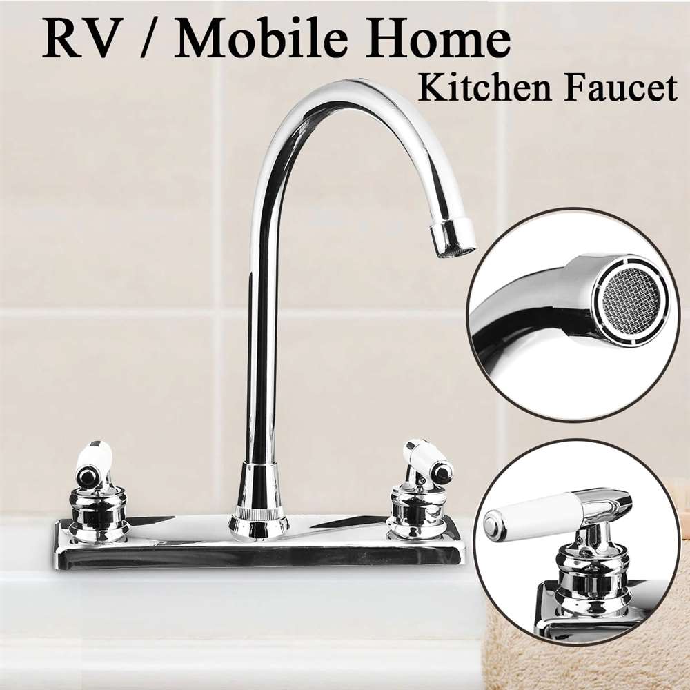 RV Dual Handle Thermostatic Travel Faucet