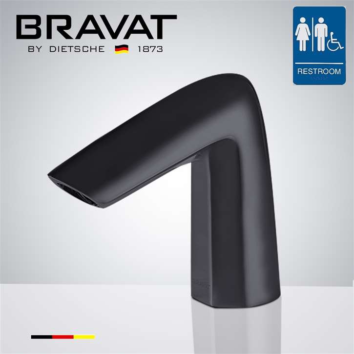 Bravat-Matte-Black-Commercial-Deck-Mount-Automatic