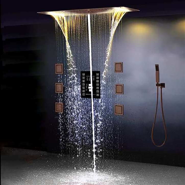 Bronze Luxury Shower System