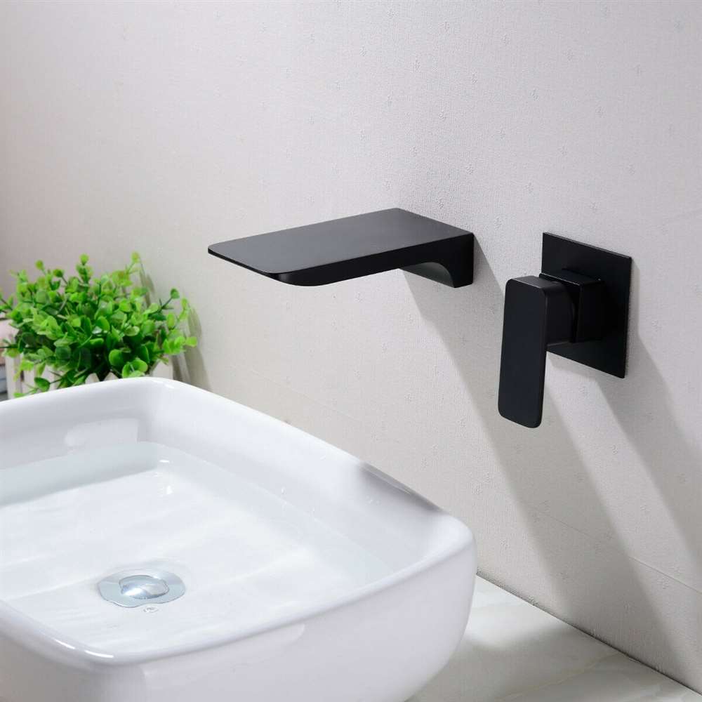 Fontana Napoli Luxury Wall Mount Dark Oil Rubbed Bronze Faucet