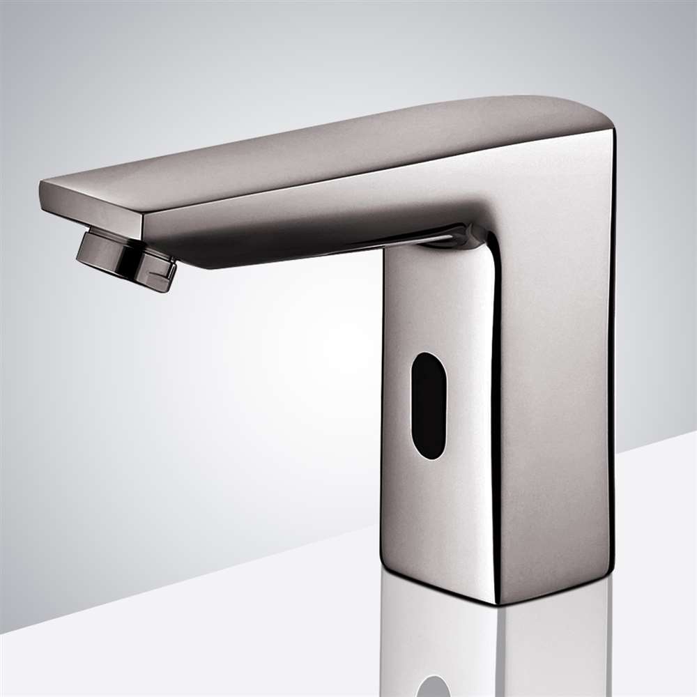 Fontana Lima Commercial Brushed Nickel Automatic Sensor Sink Faucet