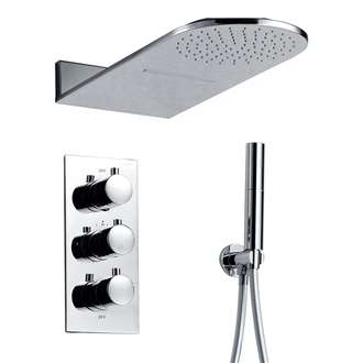 Fontana Rio Dual Function Trim Kit In Wall Shower Faucet Set