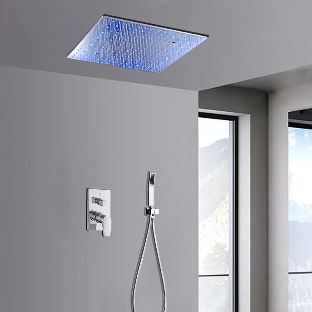 Fontana Lima 20-Inch LED Chrome Shower Set