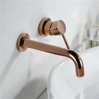 Fontana Peru Single Handle Wall Mount Bathroom Sink Faucet Direct Faucet Mixer