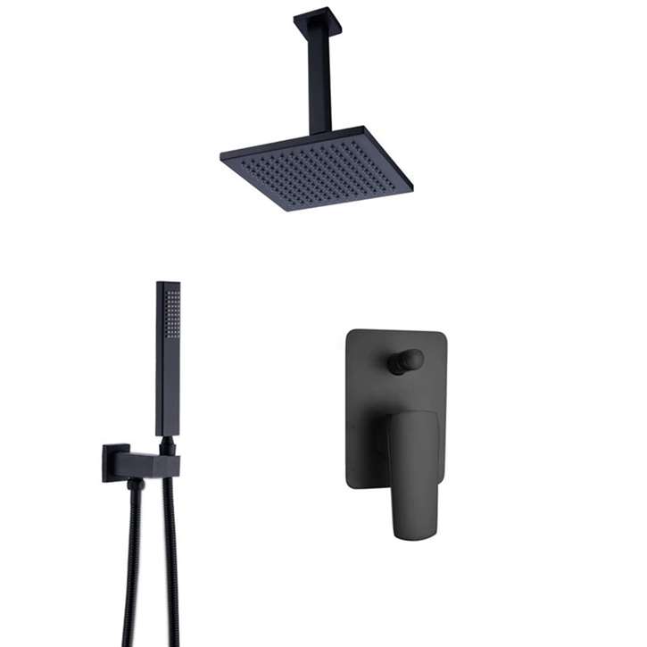 Fontana Avondale Ceiling Mounted Rainfall Shower Set
