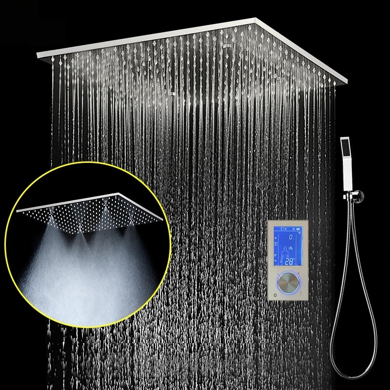 Denver chrome digital touch-panel thermostatic shower installation planning