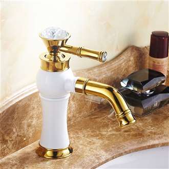 Fontana Torino Antique Style 360 Rotatable Deck Mount Commercial Sink Tap 