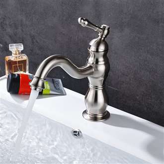 Fontana Dijon Single Hole Brushed Nickel Bathroom American Standard vs Fontana Sink Faucet 