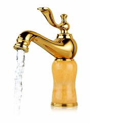 Fontana Scottsdale Deck Mounted Antique Style Bathroom Sink Faucet