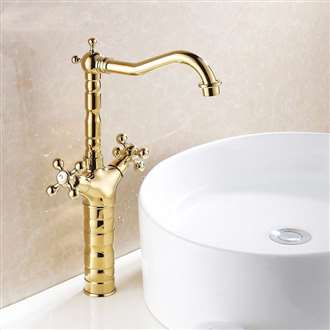 FS9701 — Hackney Dual Cross Handle Gold Mixer