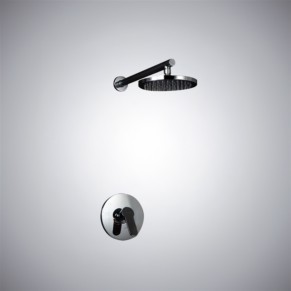 Fontana Winslow Rainfall Wall Mounted Round Shower Head